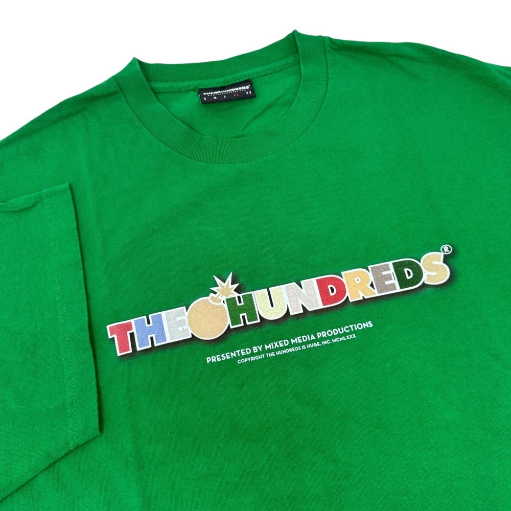 The Hundreds Classic Crewneck Green Mens Bomb Y2K Skate Grunge XL